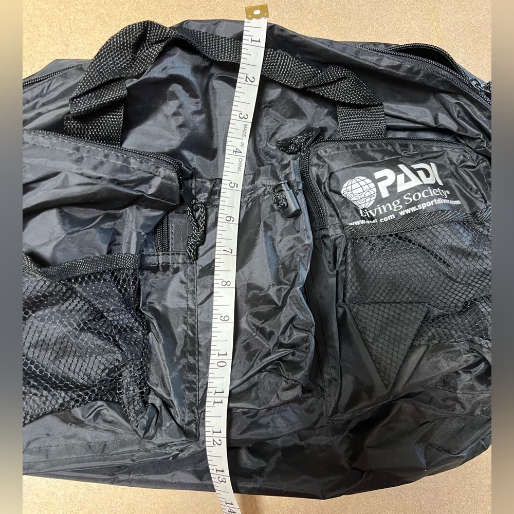 PADI Diving Society Black Dive Bag - Picture 2 of 4